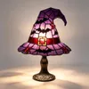 Bunte Harz-Hexenhut-Tischlampe im gotischen Stil, Produktbild-Vorschau 2