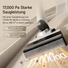 A close-up marketing image of a wet dry vacuum cleaner head with text overlays highlighting its features. Produktbild-Vorschau