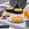 Arendo Waffeleisen für 2 Herzwaffeln, Waffelautomat mit 2 Produktbild-Vorschau 6