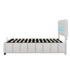 Doppelbett(140x200cm,Grau)Polsterbett,Familienbett,Plattform Produktbild-Vorschau 10