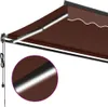 Design Markise Automatisch mit LEDs Braun 450x350 cm, Produktbild-Vorschau 8