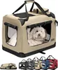 lionto Hundetransportbox faltbar, stabile Stoffbox mit Produktbild-Vorschau 1