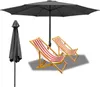 Fiqops 2.7m Sonnenschirm UV40+ Neigbar Sonnenschutz Produktbild-Vorschau 10