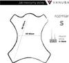 Diagram showing how to measure a sheepskin rug, with size indications and hair length. Voir les images du produit