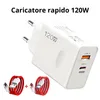 Caricatore USB-C 120W con Cavo – Alimentatore Ricarica Anteprima dell’immagine prodotto 1