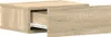 A single floating nightstand with an open drawer, shown from a slight angle against a white background. Produktbild-Vorschau