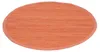 Flickenteppich rund Chindi Uni waschbar Ø 60 cm Orange Produktbild-Vorschau 2