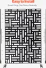 SucceBuy Sichtschutz aus Metall, 119,4 x 193,2 cm, Produktbild-Vorschau 5