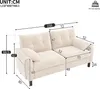A diagram of a sofa with dimensions and weight capacity. Náhľad obrázku produktu