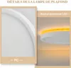 ZMH Plafonnier LED Plafonnier plat Chambre à coucher Lampe Voir les images du produit 7
