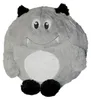 Monster Kuschelkissen Plüsch Kinder Kissen in Grau Produktbild-Vorschau 1