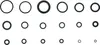 O-ring in gomma - 225 pezzi Anteprima dell’immagine prodotto 9