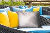 MuchoWow® Outdoor Kissen - Beton - Weiß - 50x30 cm - Produktbild-Vorschau 4