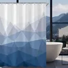 Rideau de douche 240x200 cm Dégradé géométrique, étanche & Voir les images du produit 8