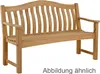 A wooden garden bench on a white background. Produktbild-Vorschau