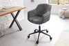 Bürostuhl EUPHORIA 47-56cm Samt dunkelgrau Produktbild-Vorschau 12
