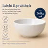 8er-Set Premium Porzellan Schüssel Ø13 cm – Elegante Schale für feine Vorspeisen und Beilagen Anteprima dell’immagine prodotto