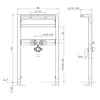 BERNSTEIN Waschbecken-Vorwandelement Montageelement G30014A Produktbild-Vorschau 2