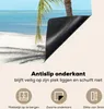 KitchenYeah© Herdabdeckplatte Palme - Boot - Strand , Produktbild-Vorschau 4