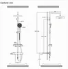 Duschsystem mit Thermostat, Regendusche, Handbrause, 3 Strahlarten, Chrom Podgląd zdjęcia produktu