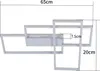 ZMH LED Deckenleuchte Dimmbar Modern Wohnzimmerlampe Weiße Produktbild-Vorschau 7