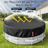 Poolabdeckung Rund 366 cm 420D Wasserdicht UV Schutz Winter Produktbild-Vorschau 5