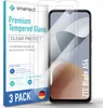 A product package for screen protectors for a ZTE Blade A54 phone, with screen protectors shown on the phone. Produktbild-Vorschau