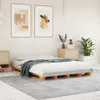 The Living Store Palettenbett Wachsbraun 140x200 cm Produktbild-Vorschau 4