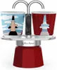 BIALETTI Mini Express Espressokocher rot, 2 Tassen Produktbild-Vorschau 2