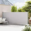vidaXL Bočná výsuvná markíza 180x600 cm sivá Náhľad obrázku produktu 3