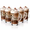 6 szklanek do latte macchiato 300ml z nadrukiem kawy Podgląd zdjęcia produktu 1