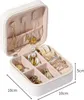 INF Mini Schmuckkästchen - Elegantes Kunstleder Weiß Produktbild-Vorschau 1