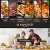 HOMCOM Heißluftfritteuse 4 L, 12 Programme, 80-200° C Produktbild-Vorschau 6