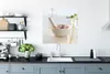 MuchoWow® Poster Ein Mörser mit rosa Blütenblättern 75x75 Produktbild-Vorschau 3