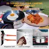 Camping Geschirr Set 22 Teile für 3 Personen Edelstahl & Produktbild-Vorschau 6