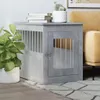 vidaXL Klatka dla psa w stylu meblowym betonowa szara Podgląd zdjęcia produktu 2