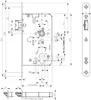 Serratura da infilare antipanico 2116 Fkt.E rd 24/65/72/9mm Anteprima dell’immagine prodotto 4