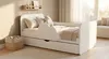 Letto bianco per bambini 160x80 cm con motivo a nuvole | Anteprima dell’immagine prodotto 3