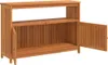 vidaXL Záhradný konzolový stôl 110x35x75 cm Masívne drevo Náhľad obrázku produktu 4