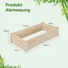 COSTWAY Hochbeet Holz, Gartenbeet ohne Boden, Kräuterbeet, Produktbild-Vorschau 3
