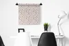 MuchoWow® Wandteppich Wandbehang Winter - Schablonen - Weiß Produktbild-Vorschau 3