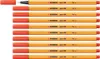 Fineliner - STABILO point 88 - 10er Pack - hellrot Produktbild-Vorschau 1