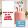Ballongas – Helium Balloon Gas für bis zu 50 Luftballons – Produktbild-Vorschau 5