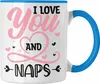 Trendation - I Love You And Naps Tasse Geschenk Freund Produktbild-Vorschau 1