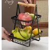 2-poziomowy kosz na owoce, wyjmowana etażerka na owoce Podgląd zdjęcia produktu 9