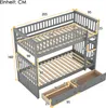 Merax Etagenbett 90x200cm mit Rausfallschutz und Produktbild-Vorschau 4