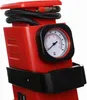 A close-up view of a red auto compressor with a pressure gauge. Náhled obrázku produktu