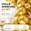 50 palloncini, decorazioni per matrimonio, colore oro, Anteprima dell’immagine prodotto 5
