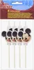 Mickey Strohhalme 4 Stück schwarz-weiss-beige - Produktbild-Vorschau 2