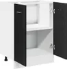 vidaXL Spodní skříňka černý dub 60x46x81,5 cm materiál na Náhled obrázku produktu 5